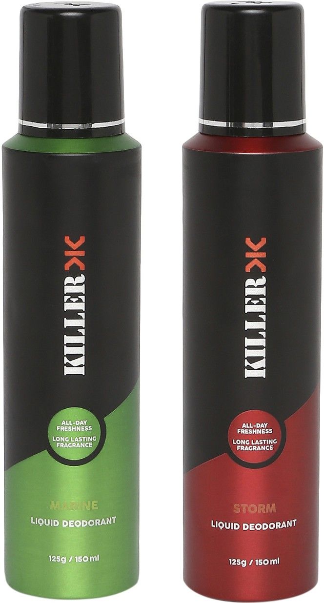MARINE 150 ml + STORM 150 ml DEODARANT Deodorant Spray - For Men-image-41