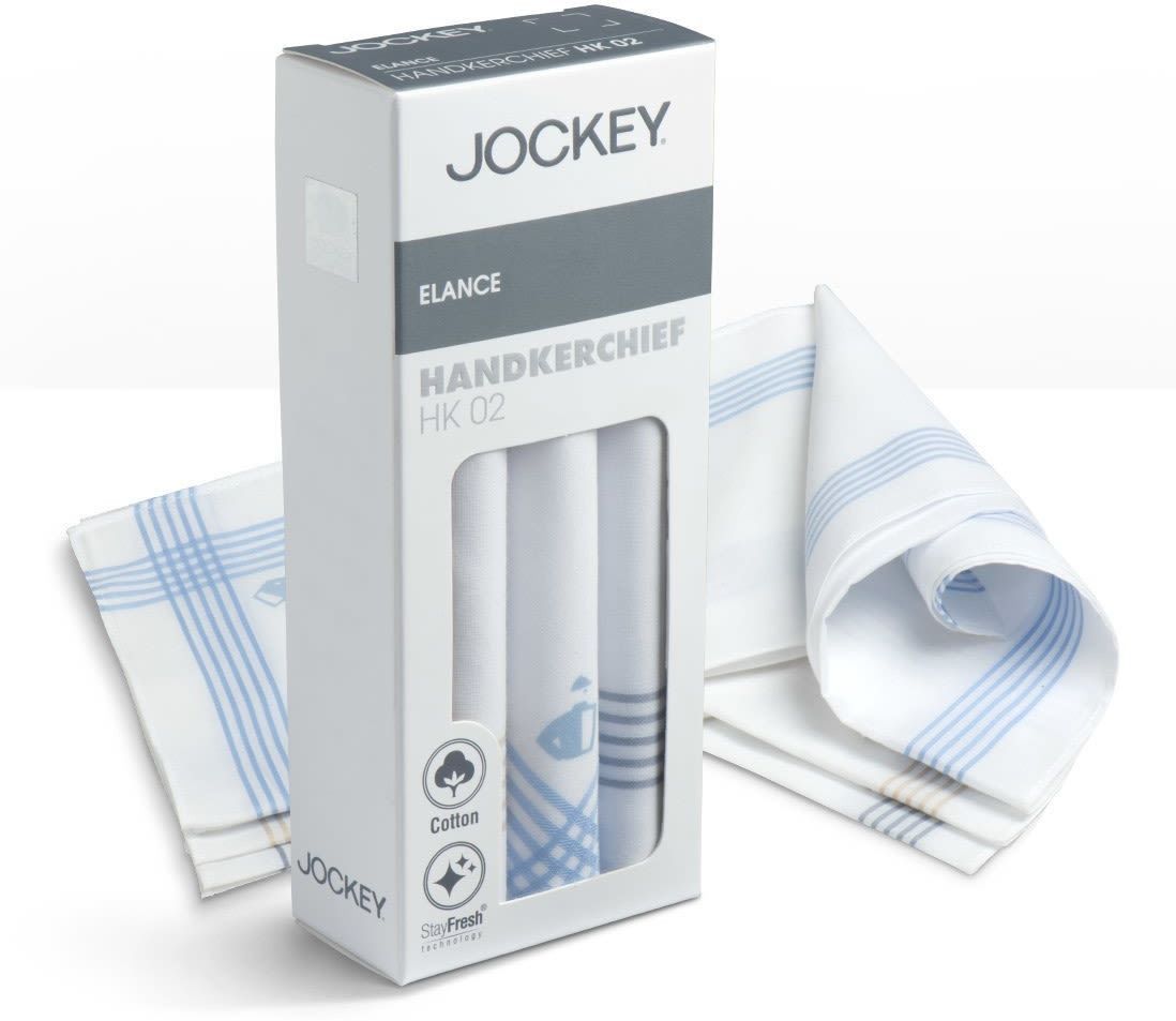 JOCKEY HK02 Super Combed Cotton ["White"] Handkerchief-picture-13