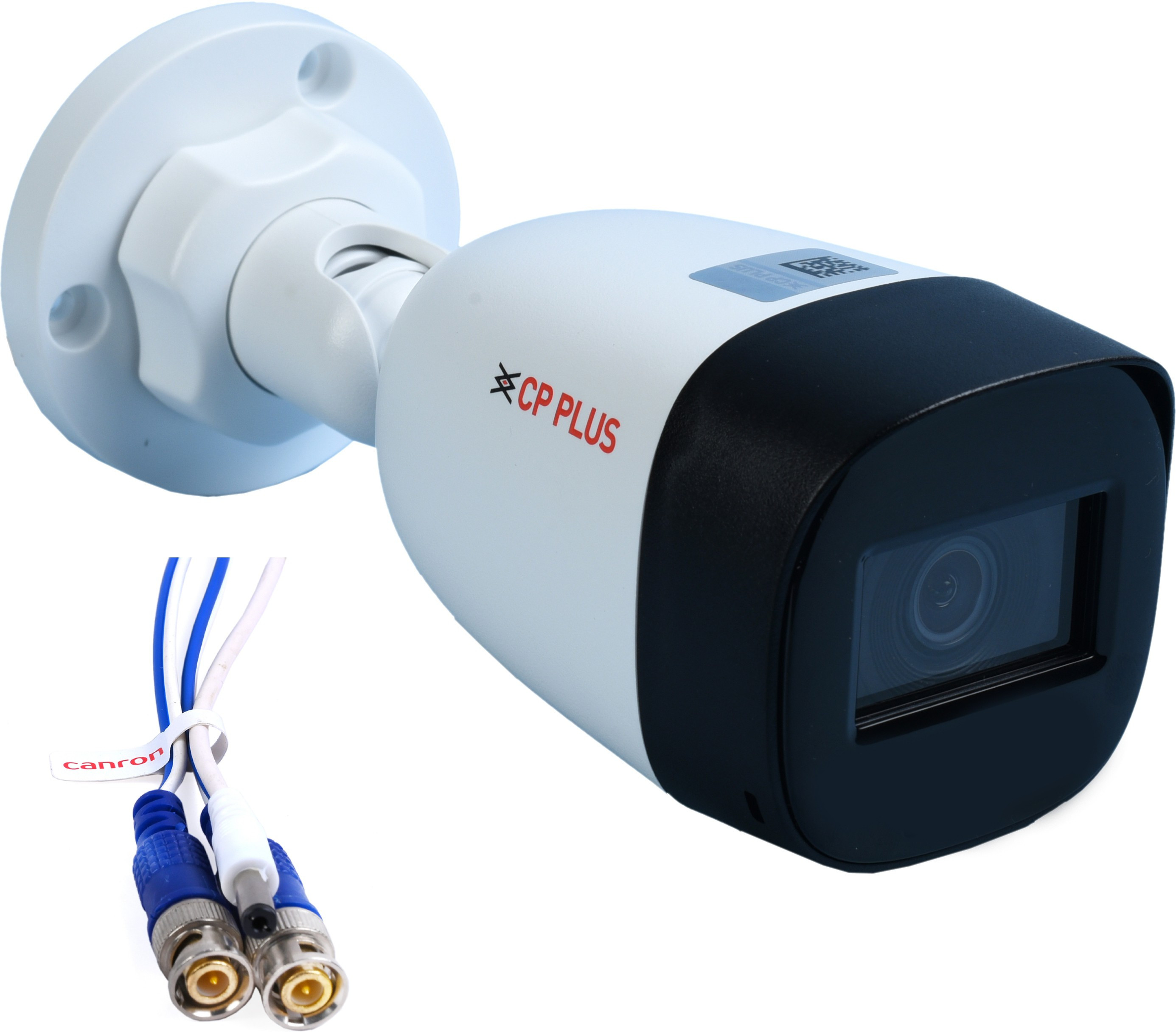 CANRON Bnc & Dc Cp plus Plug-n-Play Full HD 2.4MP IR Bullet Camera,CR09 Security Camera image 1