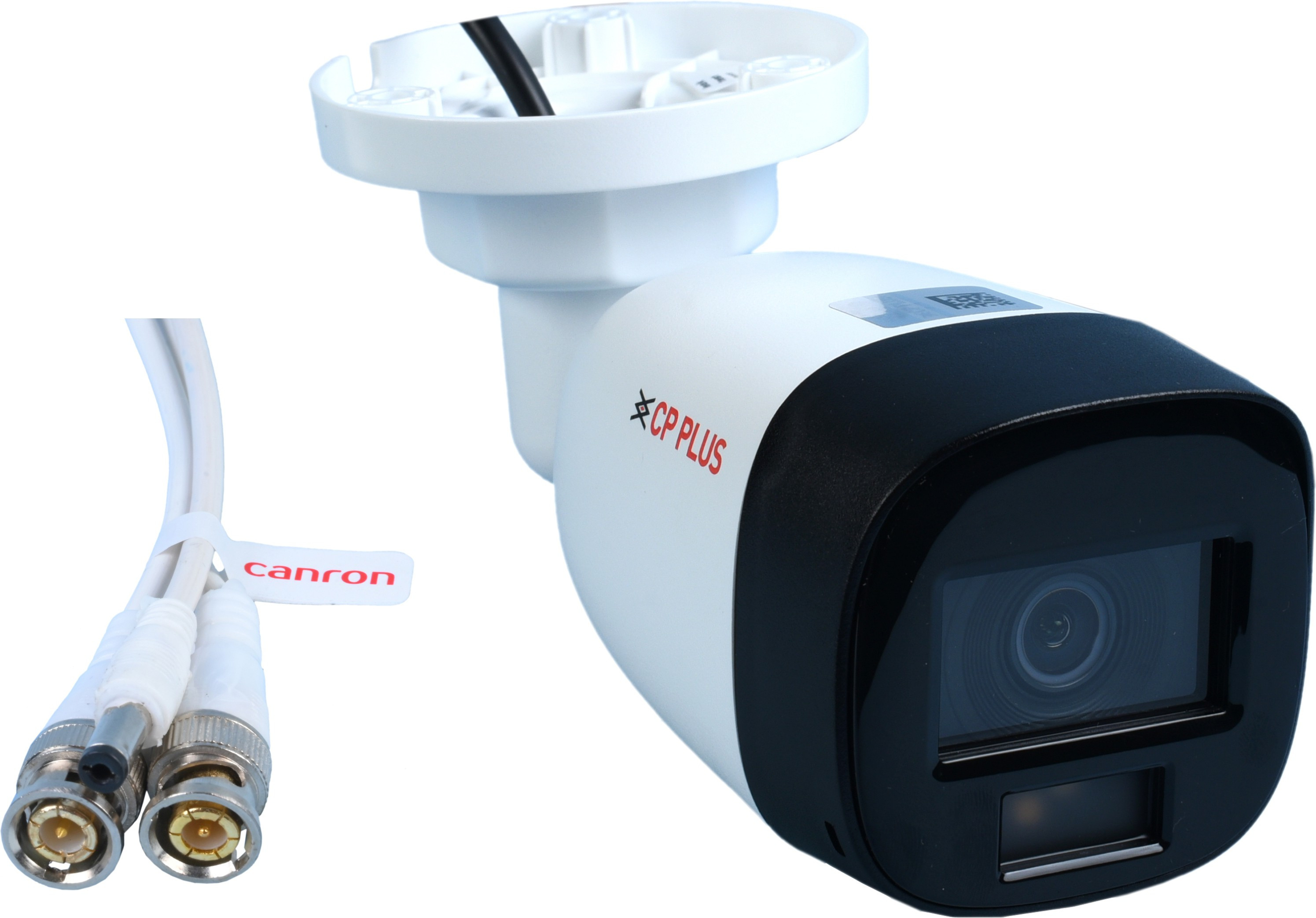 CANRON Bnc & Dc Cp plus Plug-n-Play Full COLOR HD 2.4MP IR Bullet Guard+ Camera,CR-57 Security Camera image 1