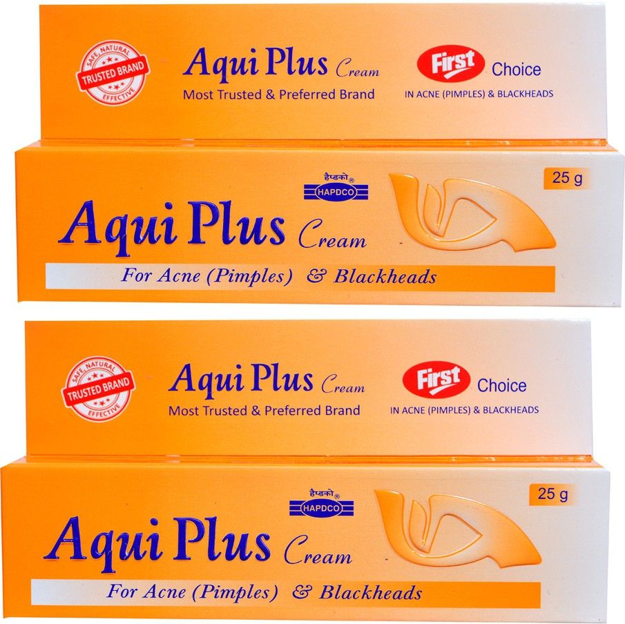 AQUI PLUS CREAM FOR ACNE,PIMPLES & BLACKHEADS 25 G-PACK OF 2-image-30