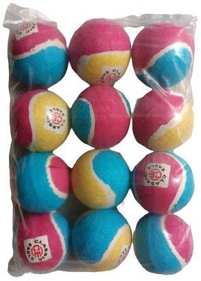 Premium quality Multicolour Tennis Ball/Cricket Ball Lite weight (Pack of 12) Tennis Ball-image-48
