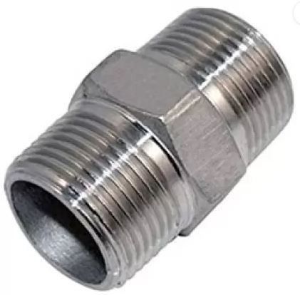 Premium Quality Brass Hex Nipple 1 INCH, Pack of 1 (Screw On) Bidet Nozzle-image-39