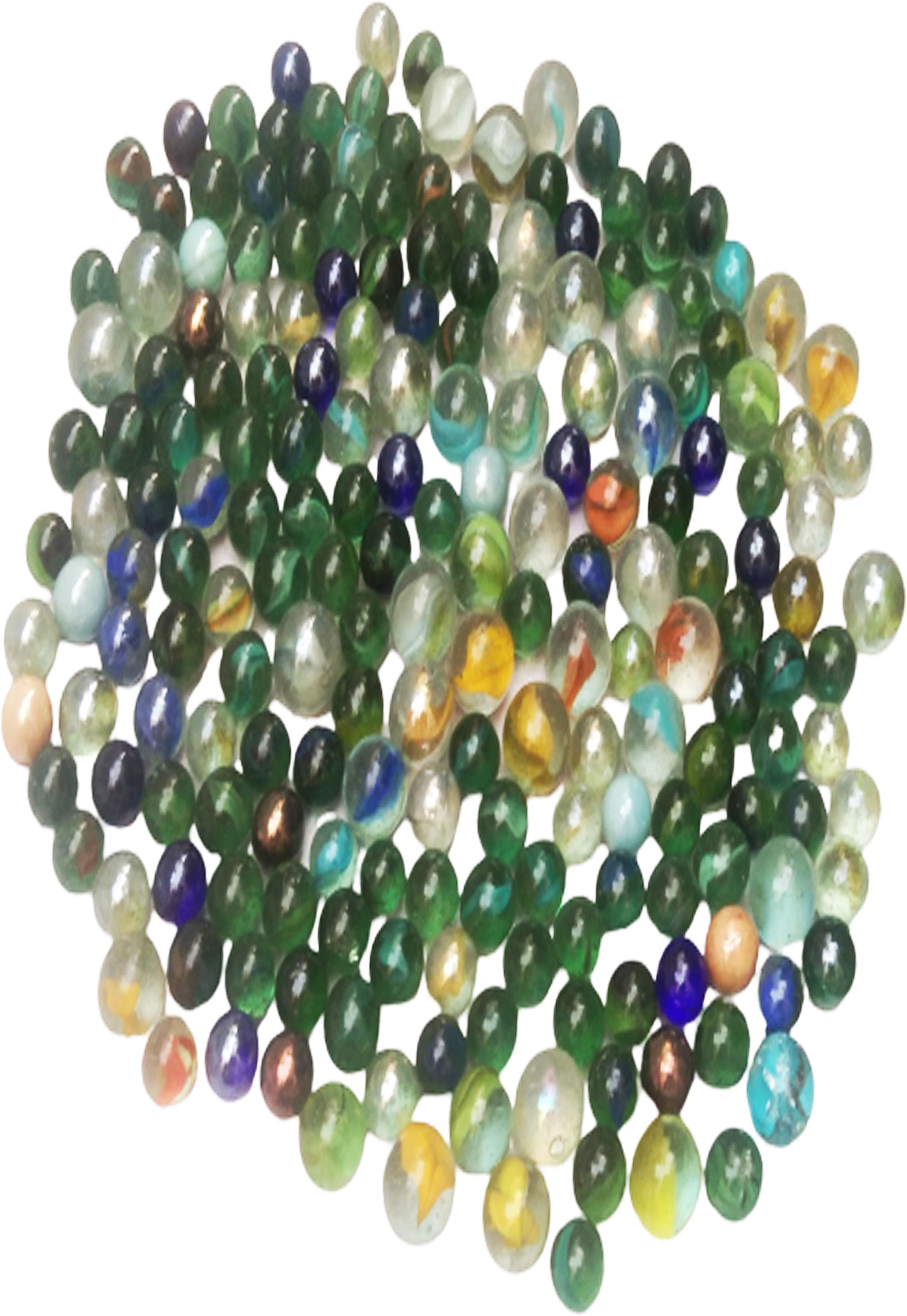 200 Pieces_Mix OR Multicolour Kanche Glass Marble Ball in Outdoor Toy