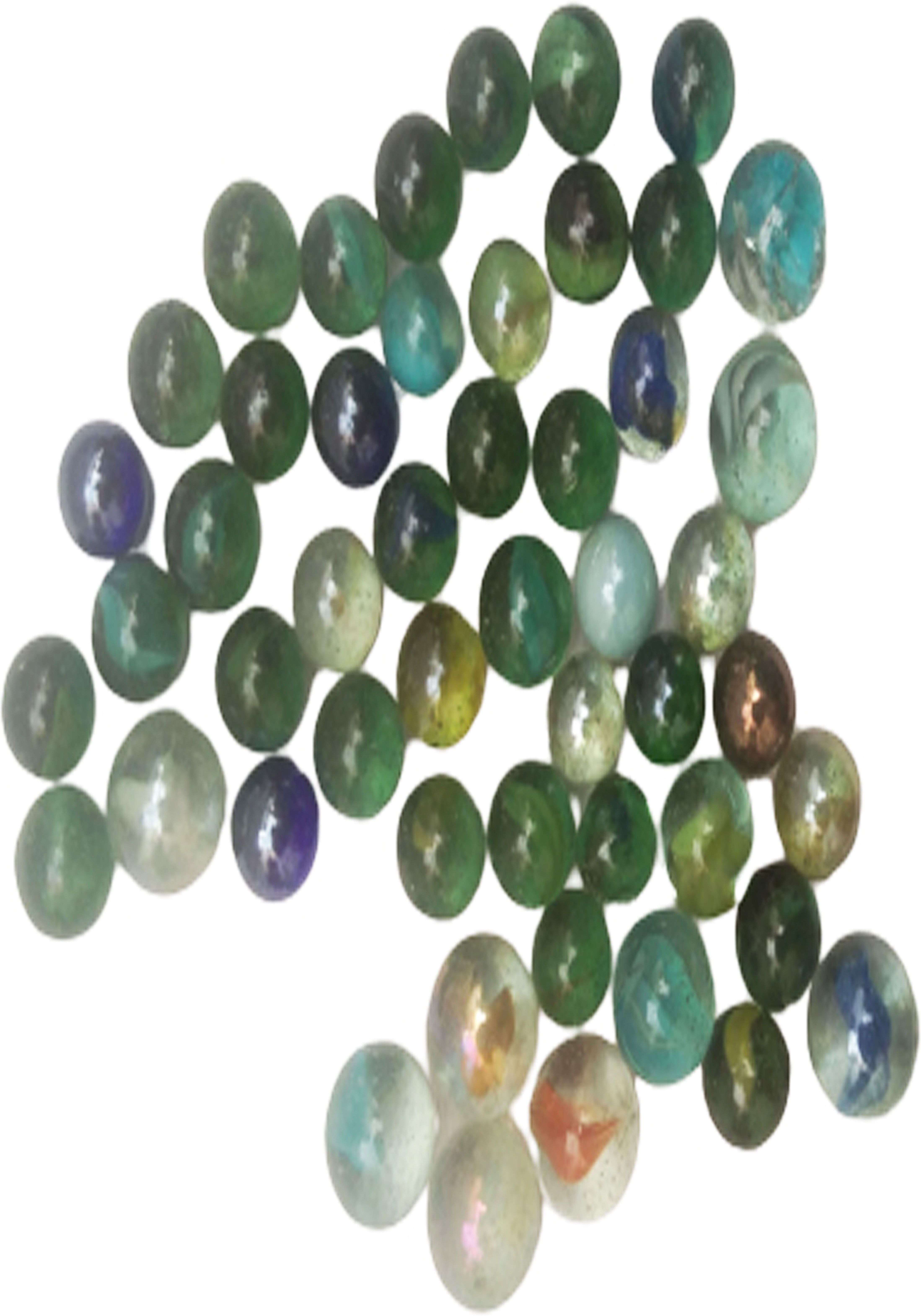 50 Pieces_Mix OR Multicolour Kanche Glass Marble Ball in Outdoor Toy