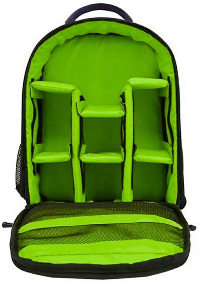 PROUDME DSLR Camera Bag, Lens Accessories Carry Case for All DSLR Cameras-(Green) Camera Bag