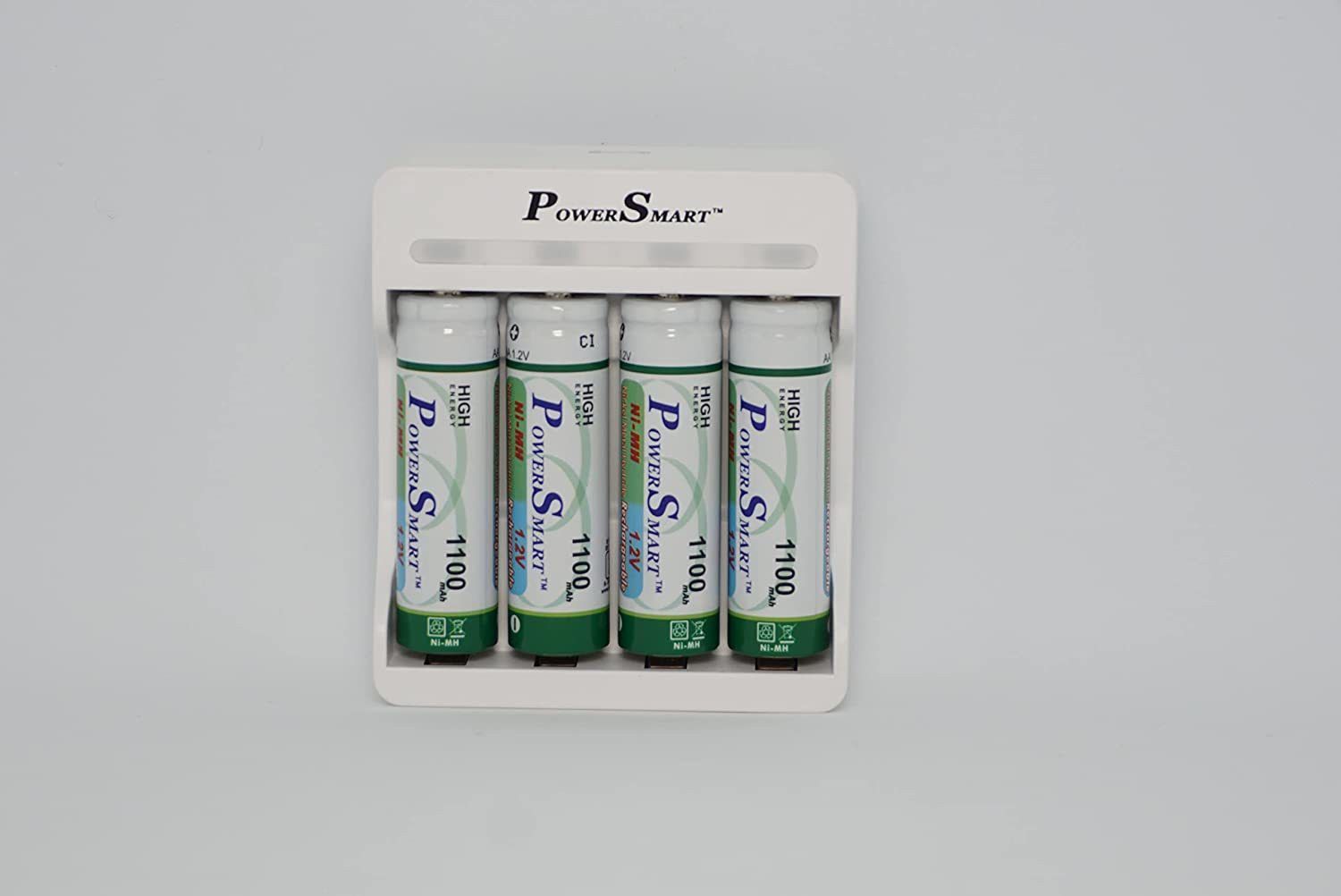 Power Smart PS-475+1100 BP4 USB Charger for AA-AAA Ni-Cd/NI-MH with1100 mAh 4 AA CellsCamera Battery Charger-image-25