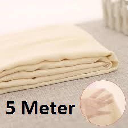 5 Meter Natural Ultra Fine Cheese Cloths for Straining Reusable, Making Cheese Collapsible Strainer-image-22