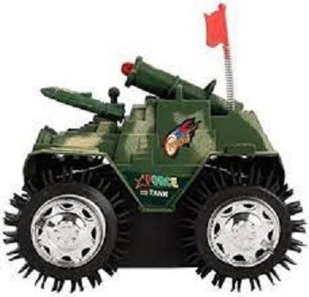 battery operated military shade tumbling tank 360° action stunt car-image-43