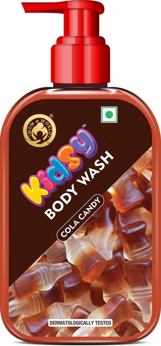 Kidsy Cola Candy Body Wash No Tears, No SLS For KIDS, Dermatologically Tested-image-5