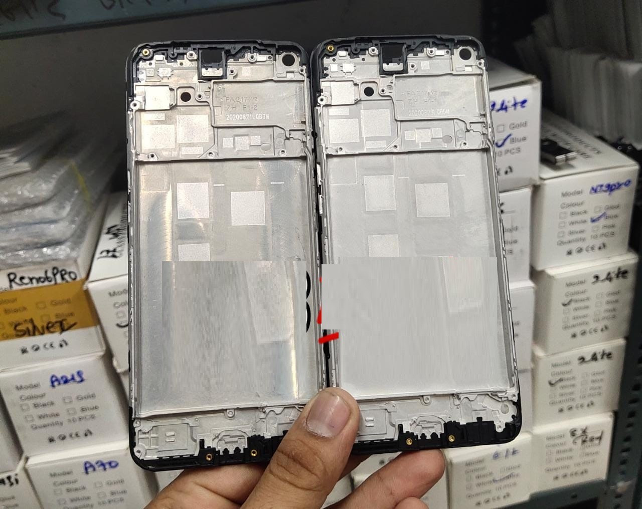 AL HAYY TRADERS Oppo A53 MIDDLE FRAME ORIGINAL Front Panel image 1