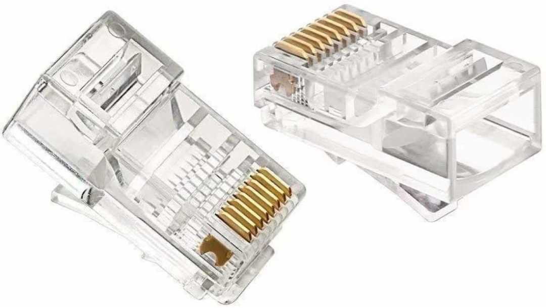BIGGEAR 100pcs Cat6 / Cat5e RJ45 Connector, Ethernet Cable Crimps Connectors Network Interface Card-picture-12