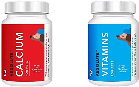 drools Calcium Tablet- , 50 Pieces & Vitamin Tablet- Dog Supplement, 50 Pieces Dog Chew-picture-31