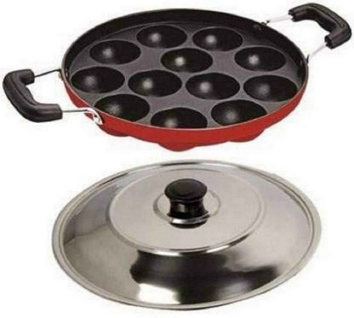 Paniarakkal with Lid 0.125 L capacity 23 cm diameter-image-18