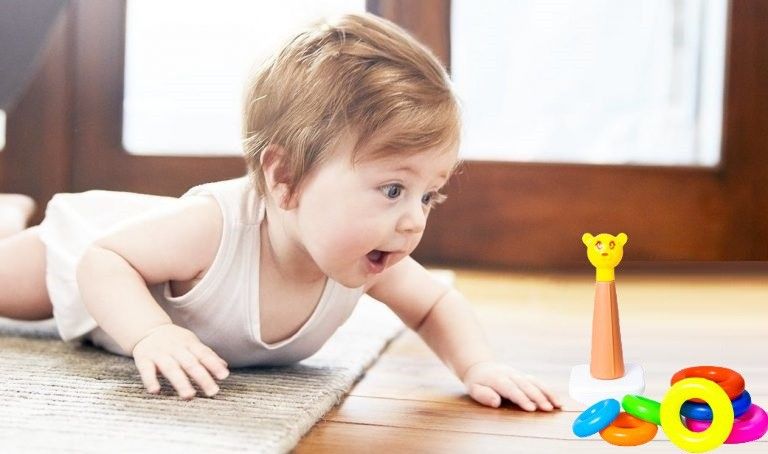 7 Multicolor Teddy Rings Boys and Girls Plastic Toy (Multicolor)