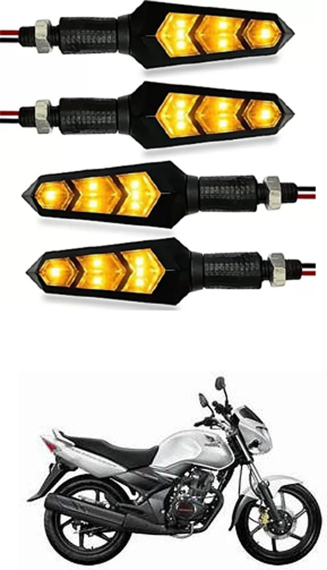 Side LED Indicator Light for Honda Unicorn Dazzler-image-14