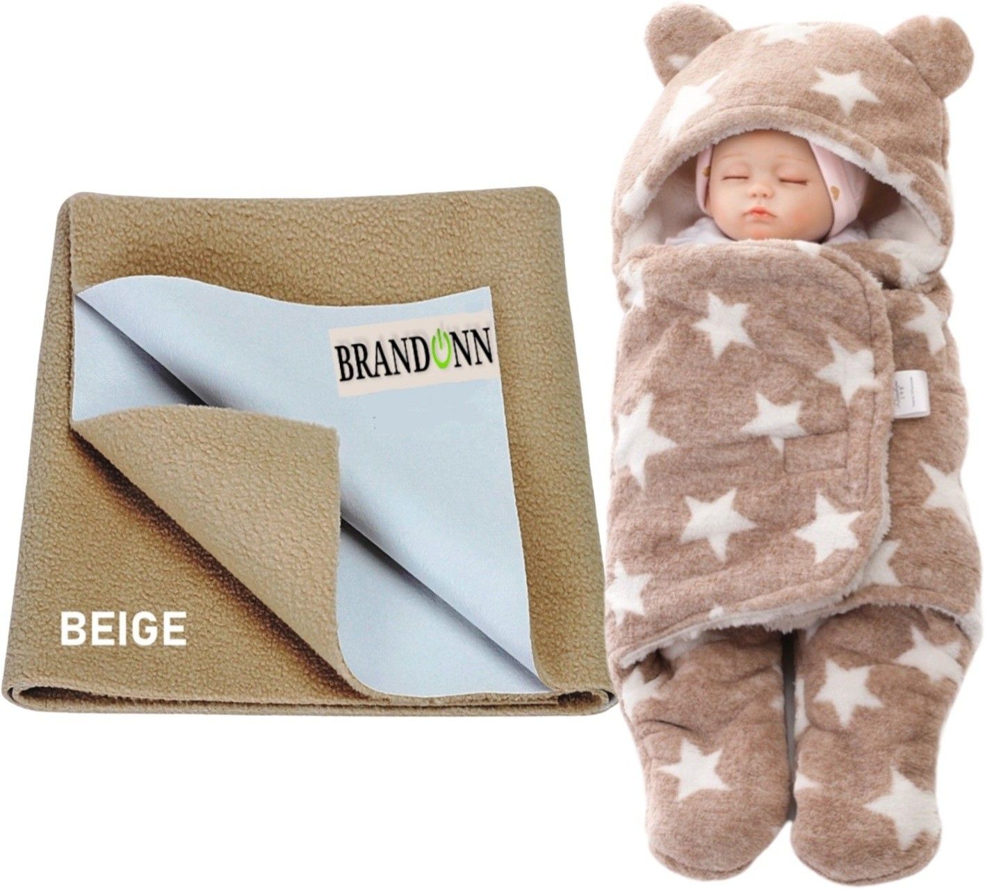 New Born Baby Gift Set Combo Pack for Baby Boys and Baby Girls Pack of 2 Pcs