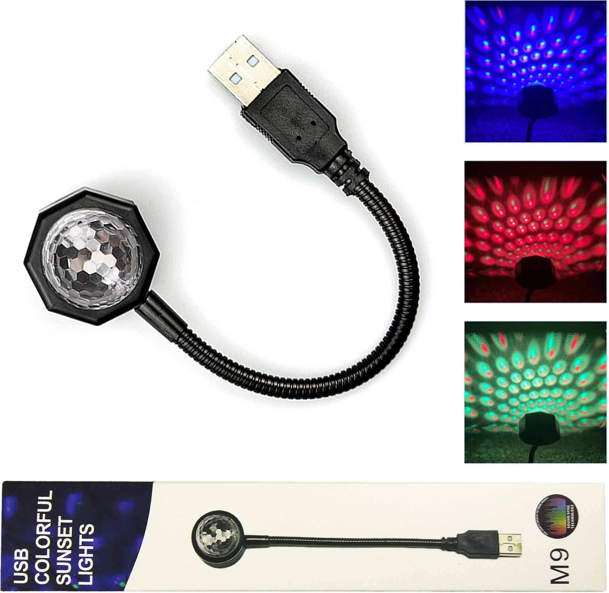 wrader M9 Shower Disco Light for Home Cars SUVs Bedroom and Hall Shower Laser Light-picture-44