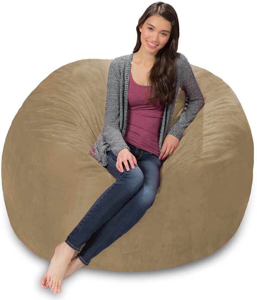 Jumbo Pouffe Bean Bag Cover (Without Beans)-image-38