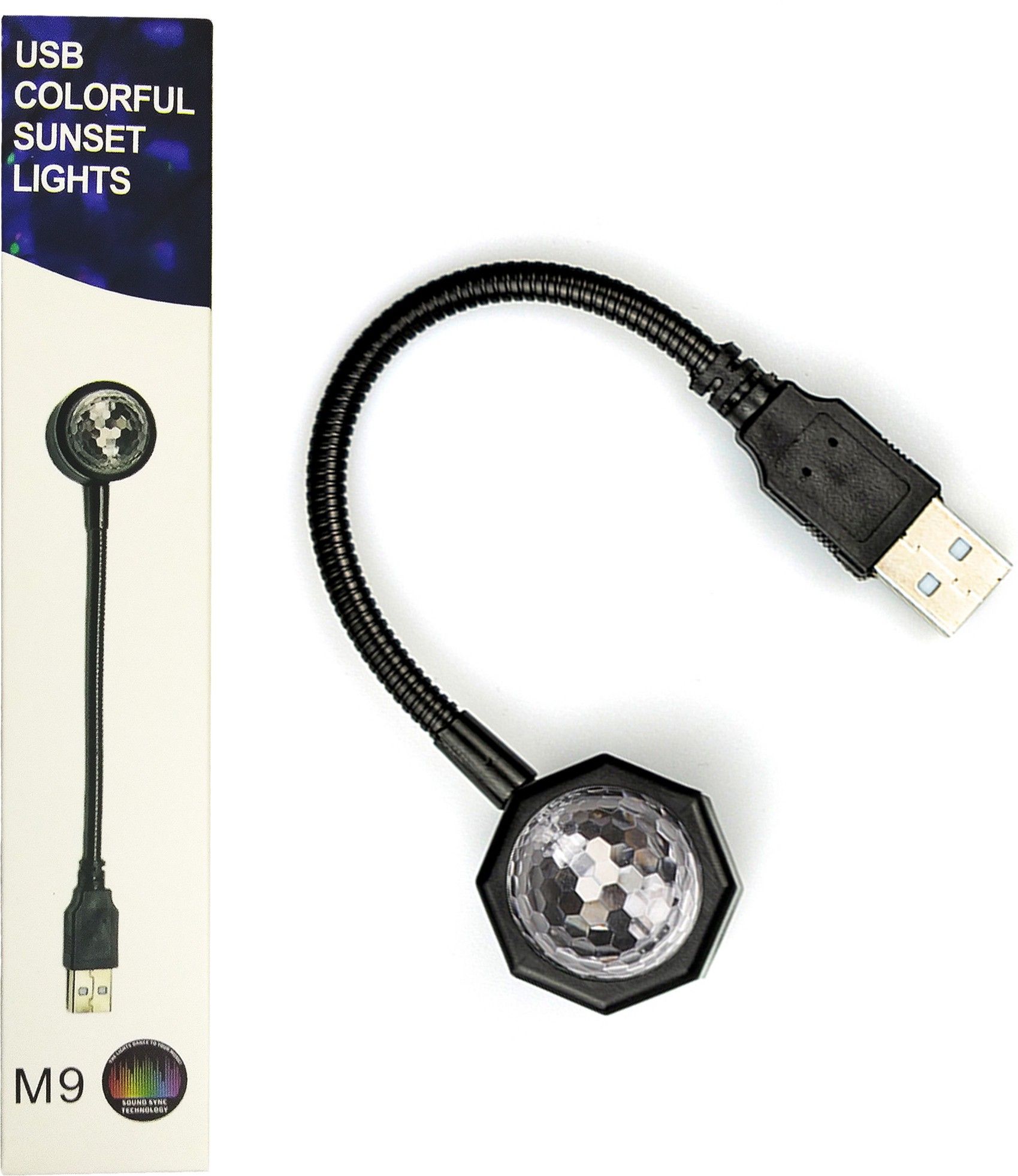 wrader Upgraded Quality Small USB Disco Light for Cars SUVs Bedroom Hall Kitchen Room Shower Laser Light-picture-41