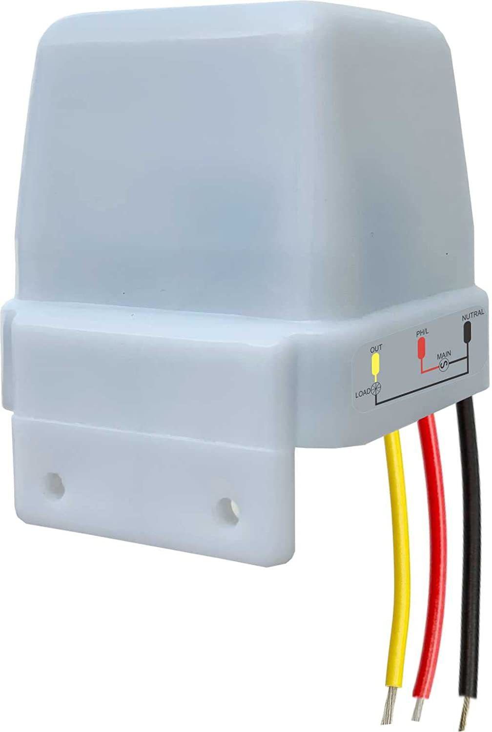 Walnut Innovations Day Night Auto on and off Photocell Wired Sensor Security System-image-48