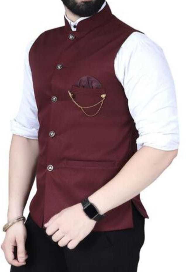 Solid Men Waistcoat