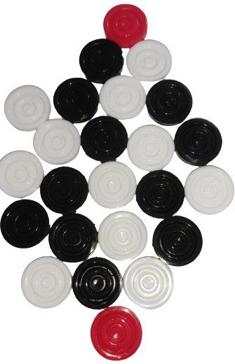 garg enterprises PLASTIC CARROM COIN HD WITH POWDER AND STRIKER Carrom Pawns-picture-15