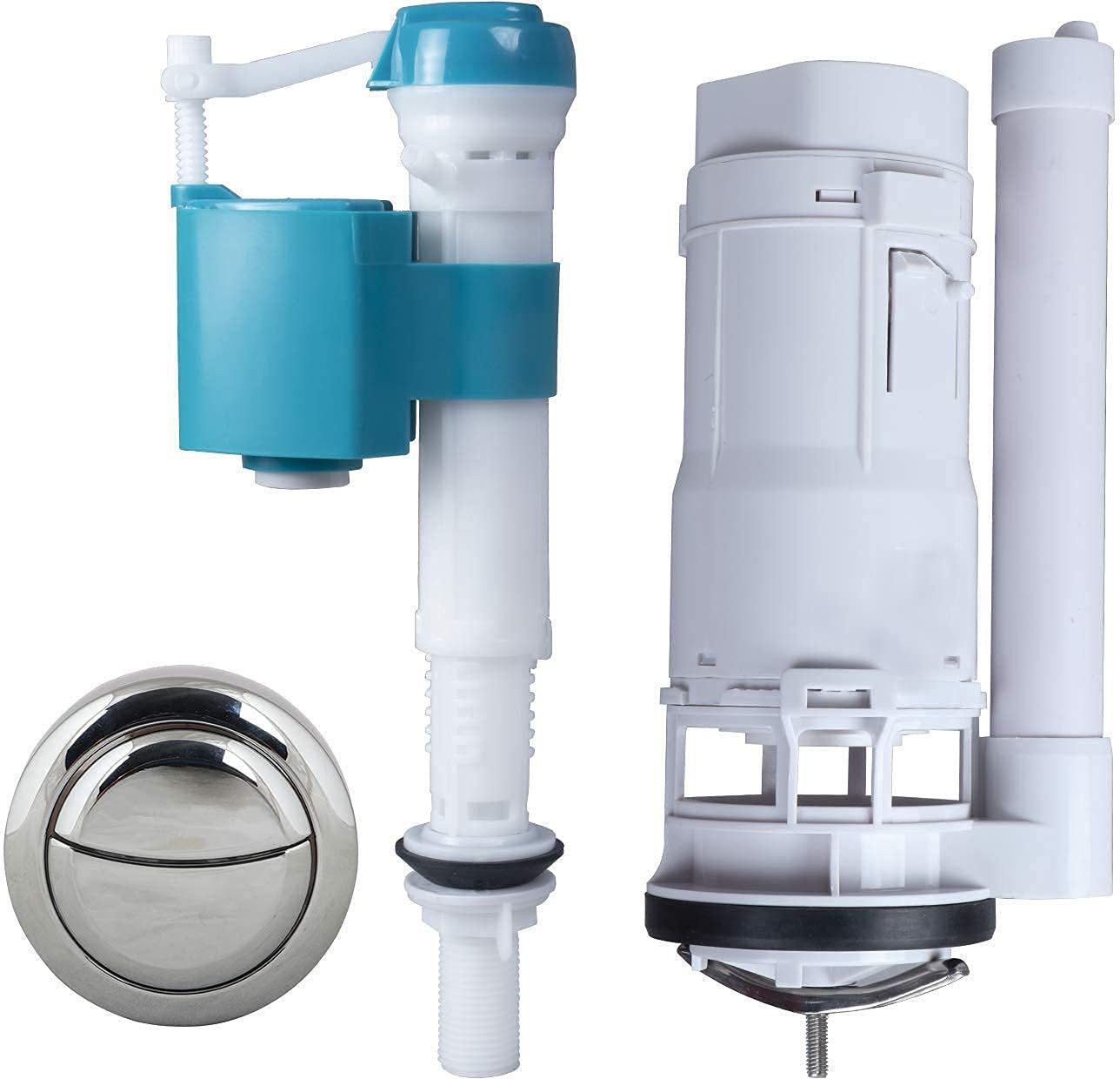 Water-Saving Toilet Repair Kit Dual Flush Valve , 8.26 inch Flush siphon 6-10" Flush Tank Lever-image-13