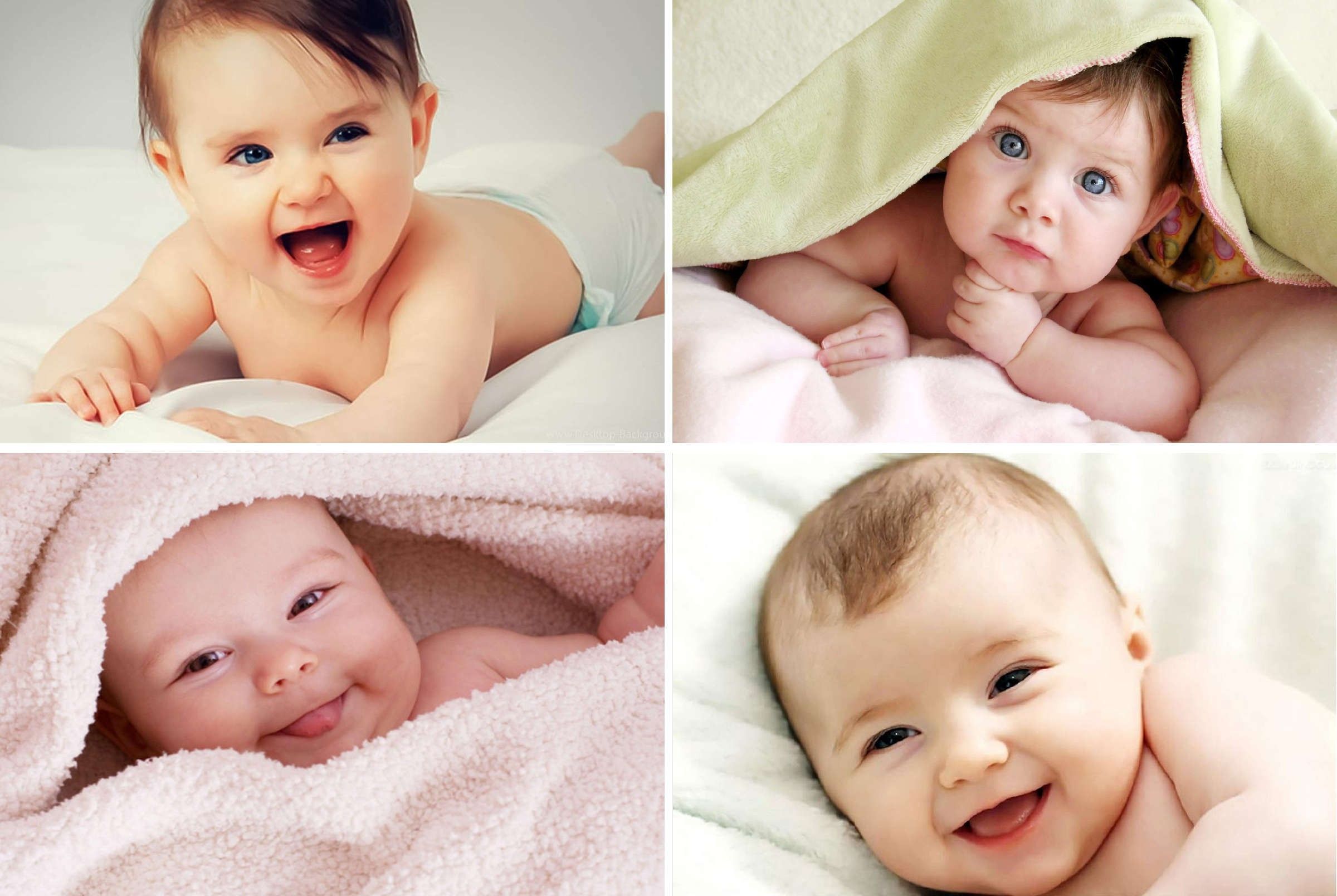 Pack of 4 Cute and Smiling Baby Fine Art Print-image-32