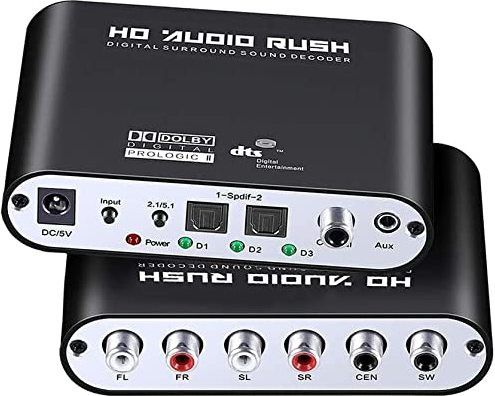 ezcap HD Audio Rush Digital Audio Decoder Converter Surround Media Streaming Device 0 inch Blu-ray Player