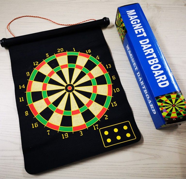 hhs sports Magnetic Dart Board Set with 4 Magnetic Darts 30 cm Dart Board-picture-15