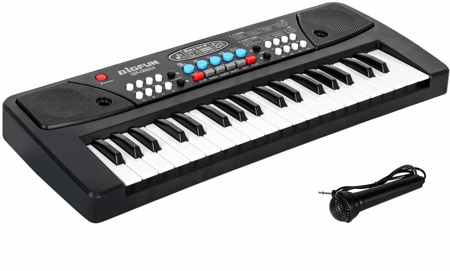 Kids 37 Keys Electronic Piano with Microphone & USB Cable | Educational Toy-image-39