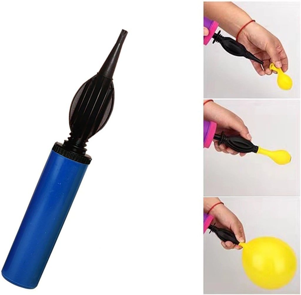 Balloon Pump Hand Held, Inflator Air Pump for Balloons - 2Way Dual Action Balloon Pump