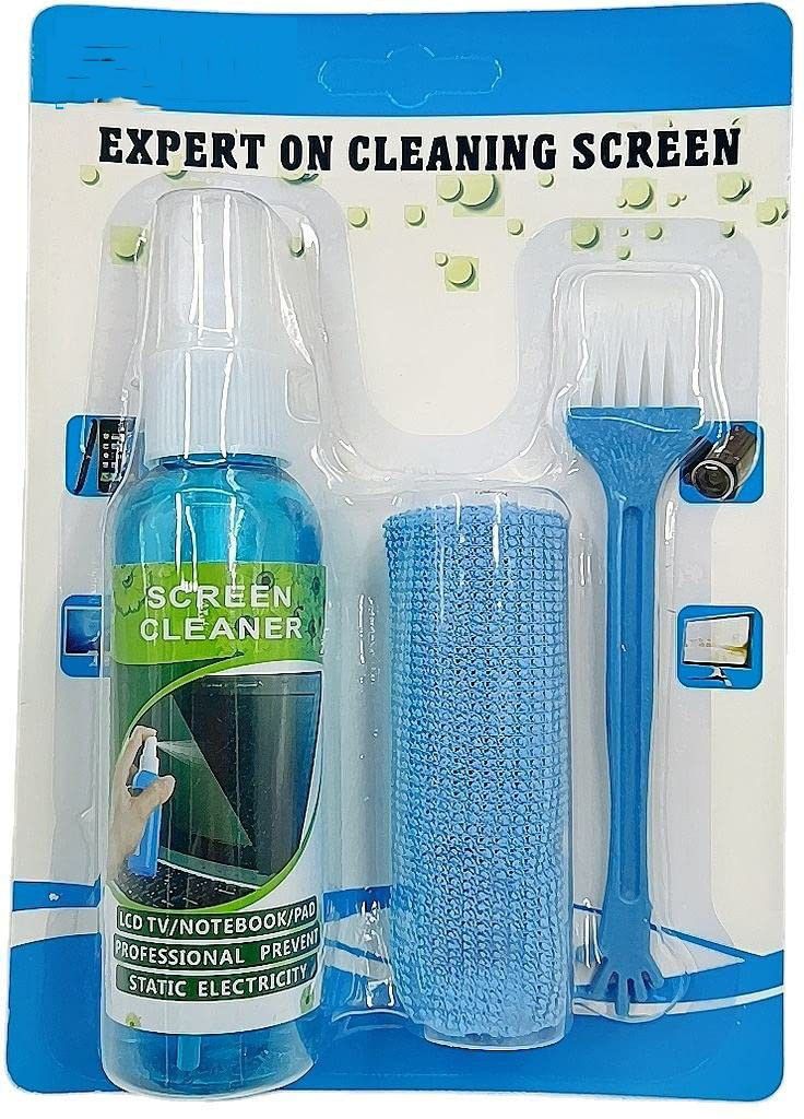 MDB Screen Cleaner with Micro Fiber Cloth and Brush 3 in 1 Cleaning Set for Computers, Laptops, Mobiles-image-31