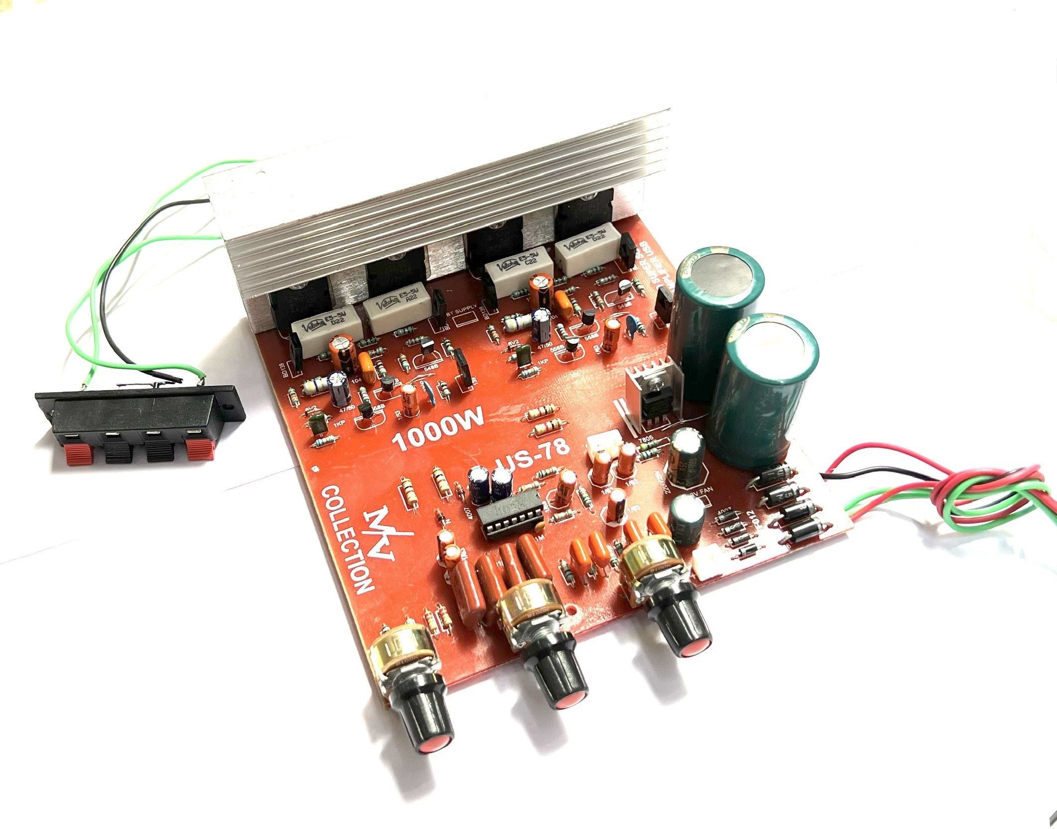 1000 WATT PMPO STEREO AMPLIFIER BOARD WITH INBUILT BASS TREBLE BOARD Electronic Components Electronic Hobby Kit-image-28