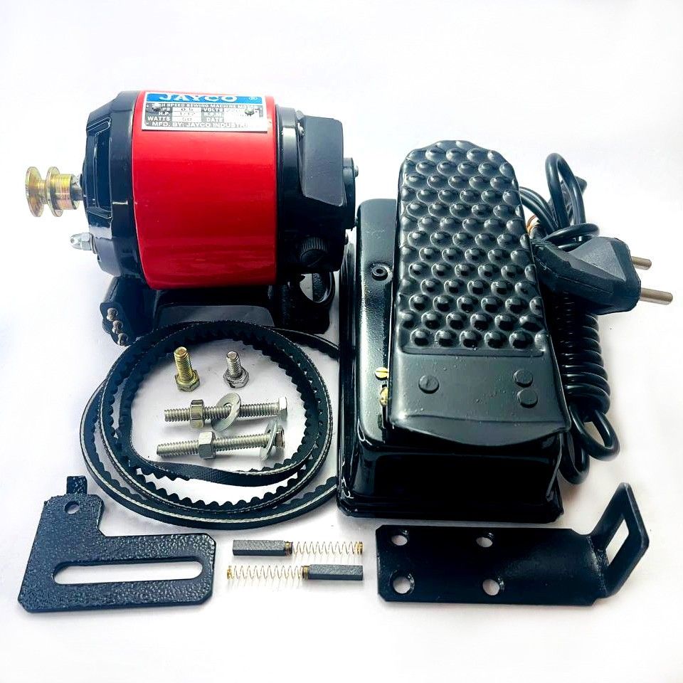 Sewing Machine Motor (COPPER WINDING) with Heavy Regulator (Base + L-SET) -RED - Electric Sewing Machine-image-41