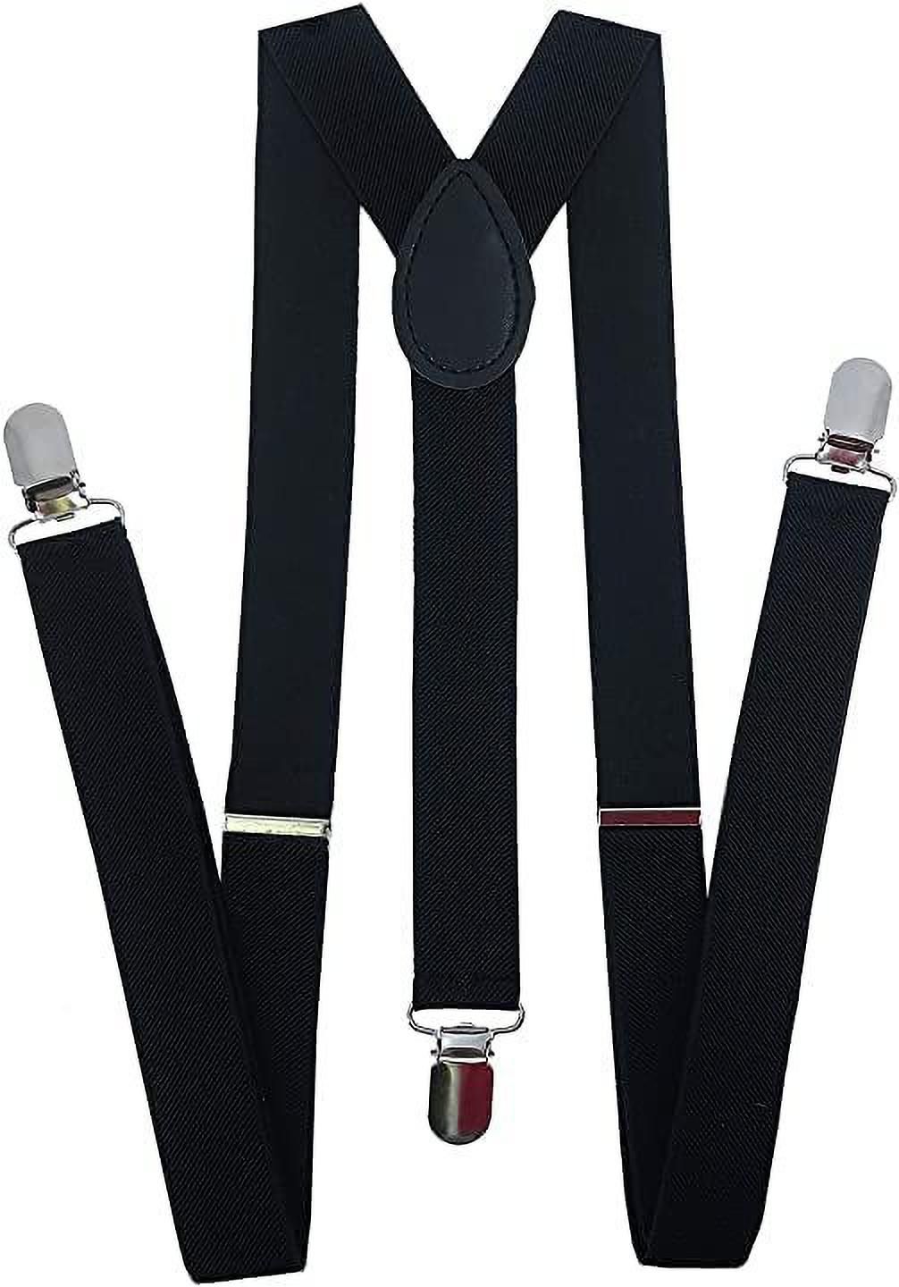 SILKSHOPPING Y- Back Suspenders for Men
