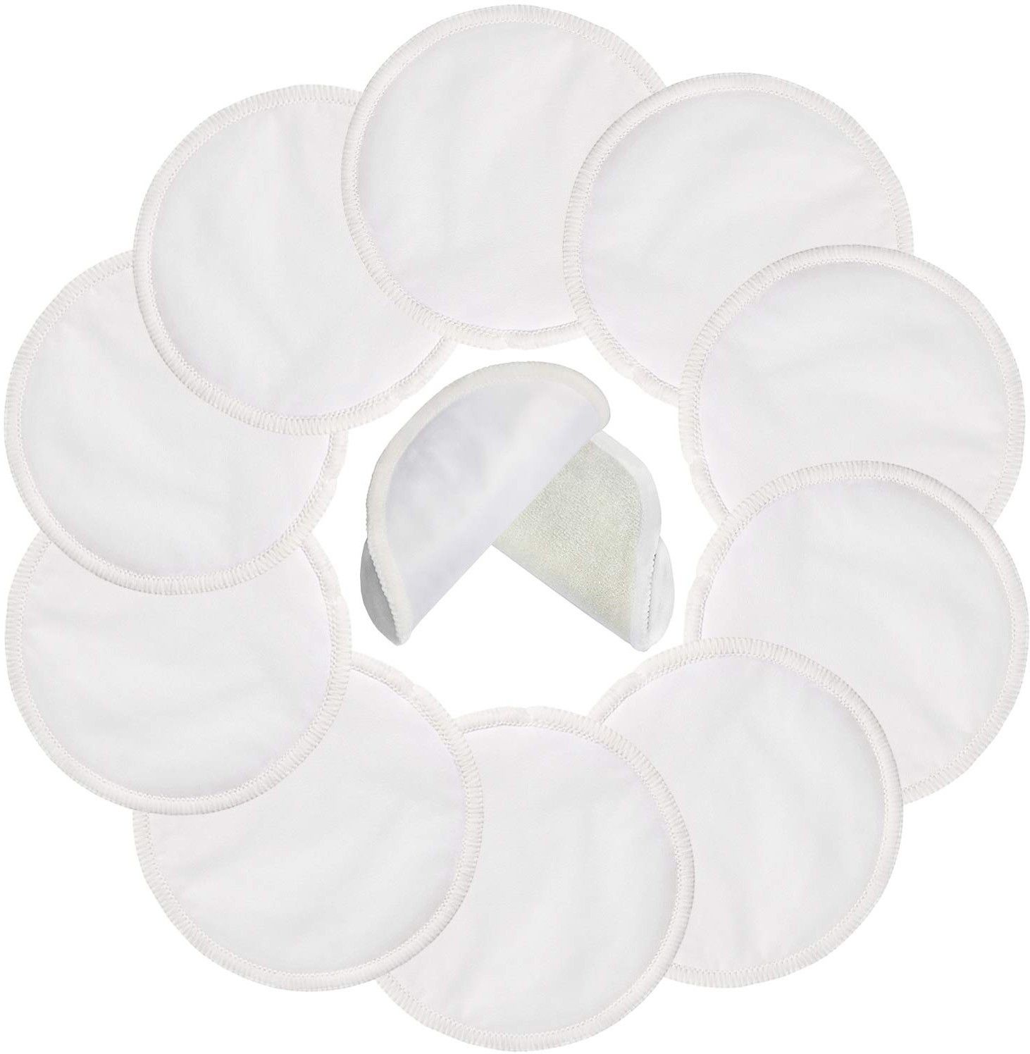 Nursing Breast Pad Washable Nipple Pad Anti-Overflow Breastfeeding for Maternity Nursing Breast Pad-image-42