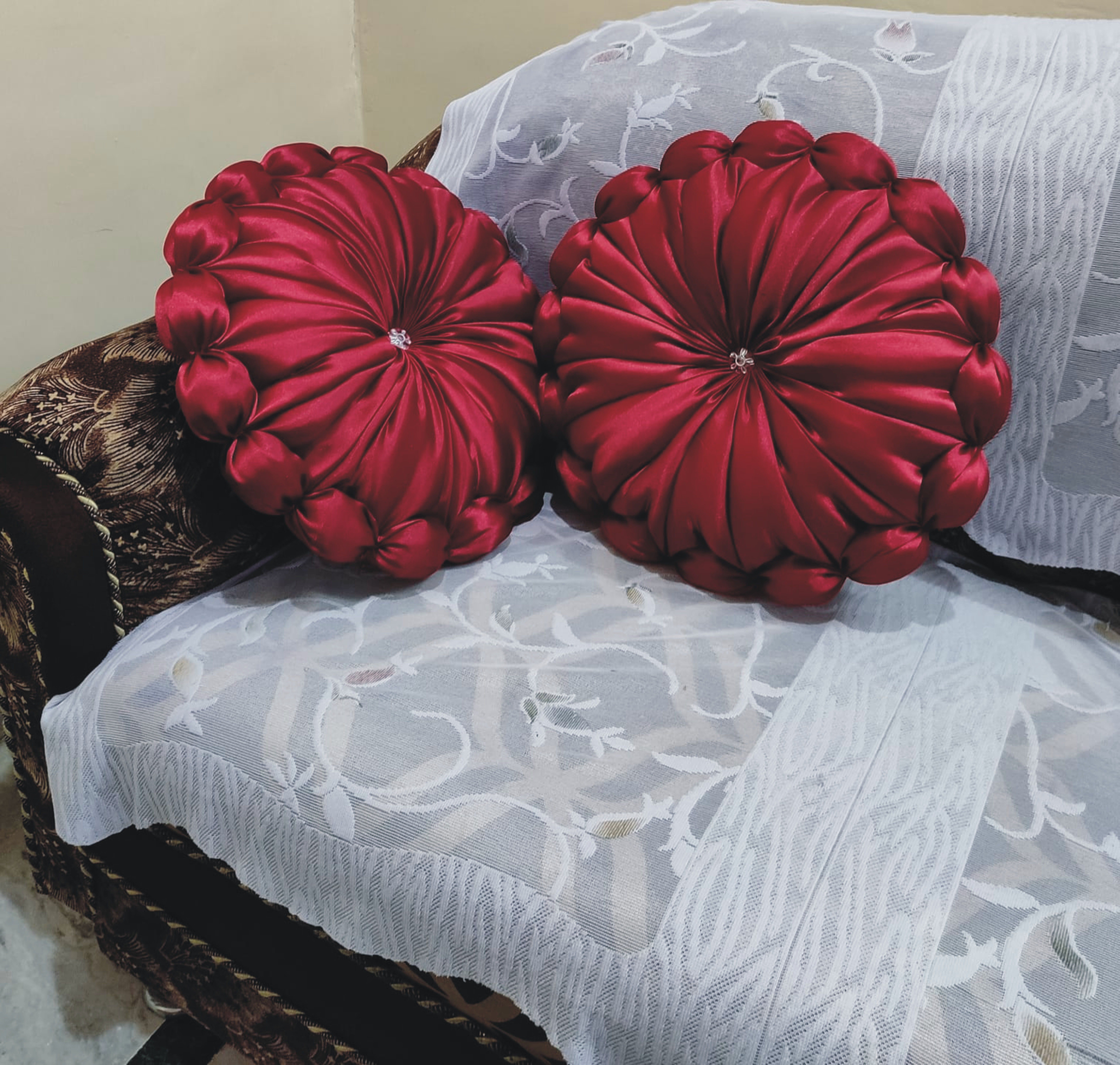 Classic Look Microfibre Solid Cushion Pack of 2