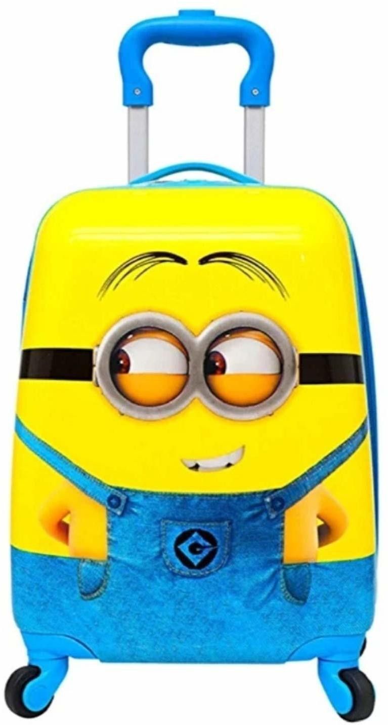 Medium Cabin Suitcase (60 cm) 4 Wheels - 16 Inch Luggage/Travel Suitcase for Kids, Trolley Bag - Multicolor