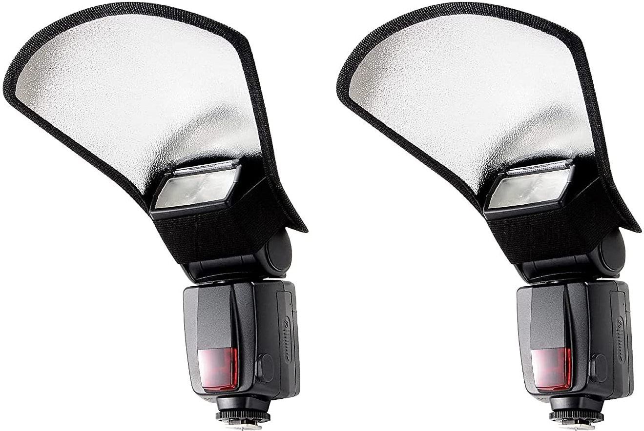 amblic Silver White Flash Diffuser Reflector for Flash with Strep for Camera Flash All Type Cameras Diffuser-picture-43
