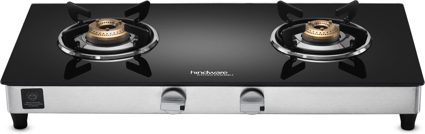 hindware smart appliances ARMO Plus GL 2B Glass, Stainless Steel Manual Gas Stove-picture-28