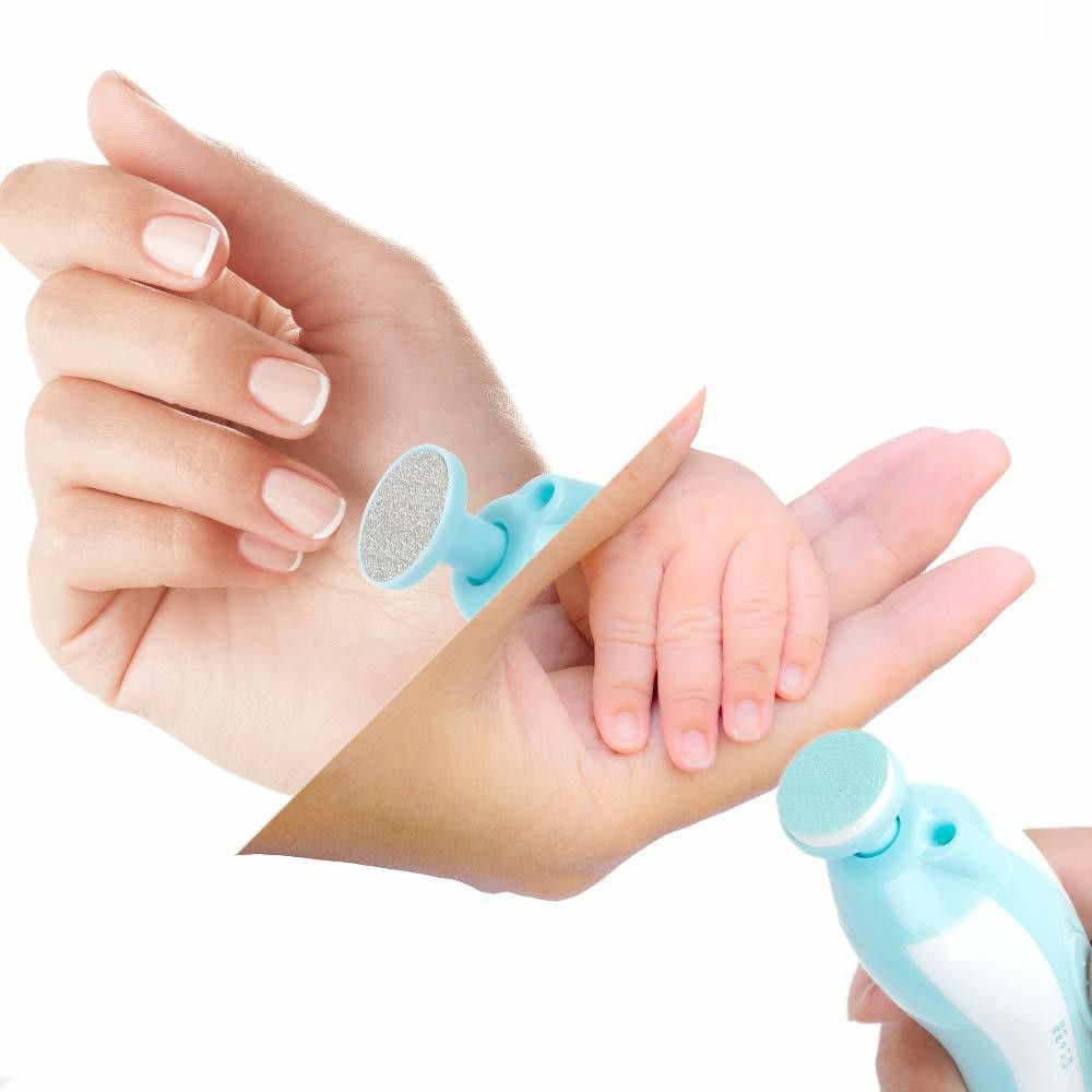 Safe Electric Nail Clipper Cutter Baby Manicure Pedicure Clipper Cutter Kids-image-20