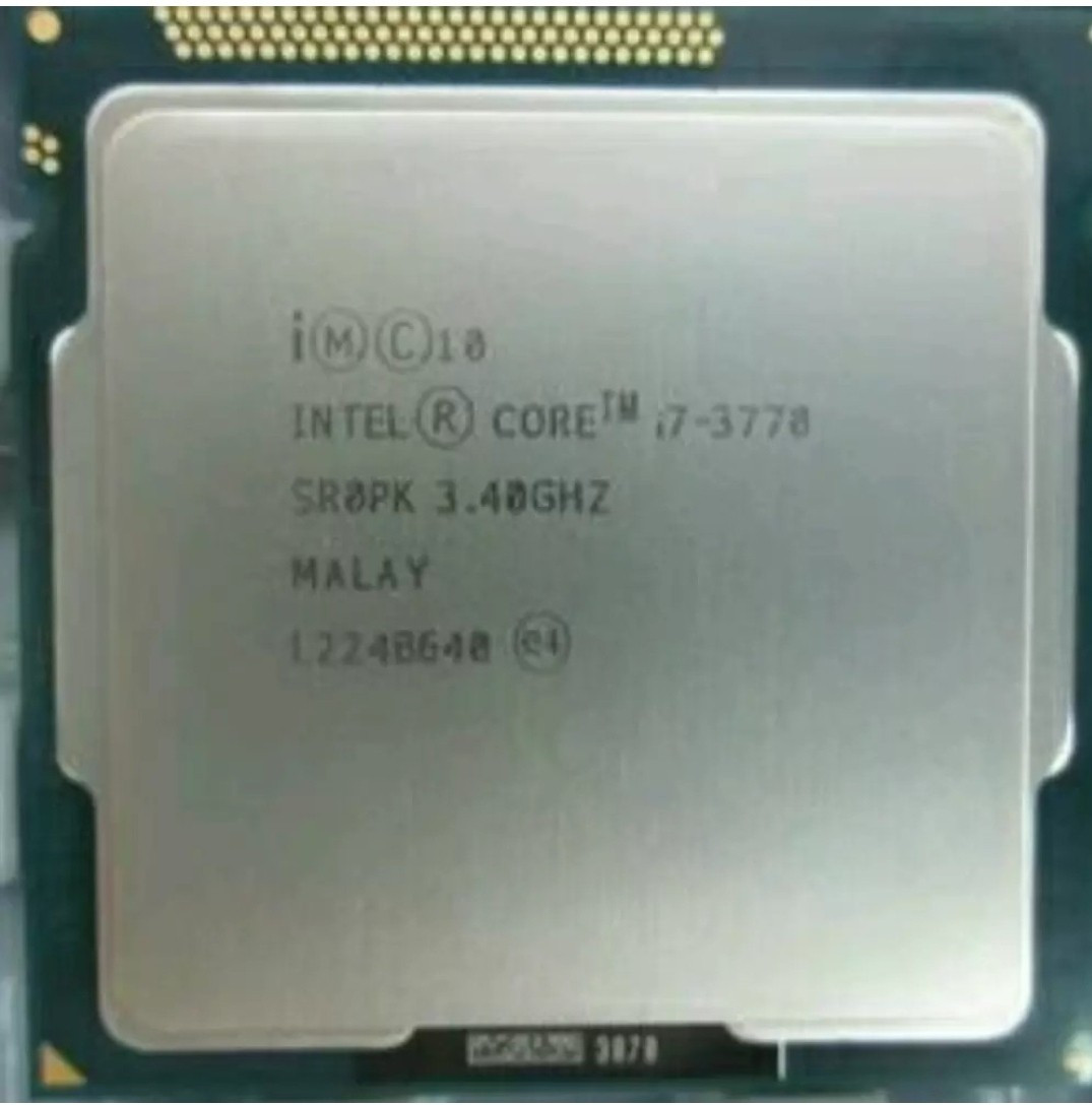 Intel I7 3770 3.4 GHz LGA 1155 Socket 4 Cores Desktop Processor image 1