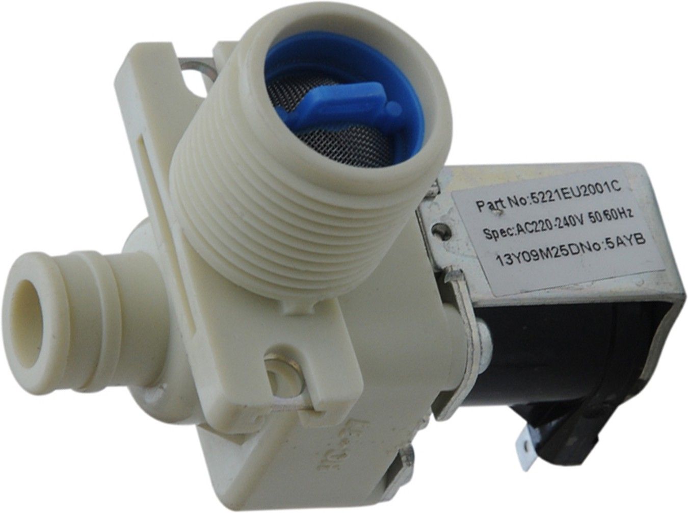 Water Inlet Valve 1 Way Suitable for LG Top Load Washing Machines ONLY MATCH BUY Washing Machine Inlet Hose-image-1