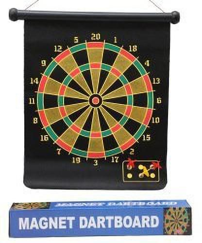 hhs sports Double Sided Fold-able Magnetic Dart Board with 4 Magnetic Darts 30 cm Dart Board-picture-12
