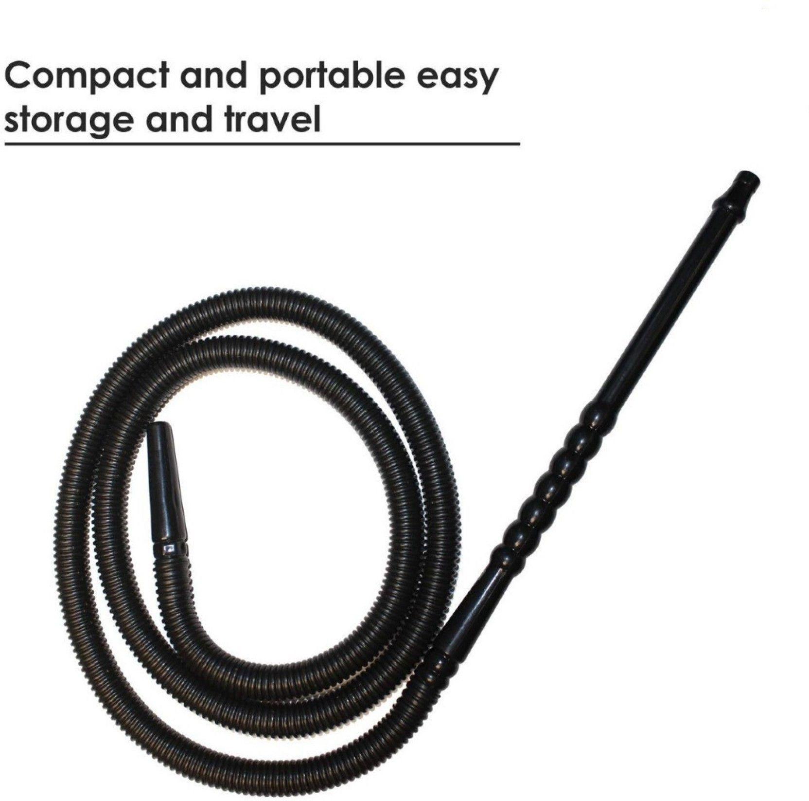 sethi traders Plastic Black Hookah Hose 1.65 m-picture-17