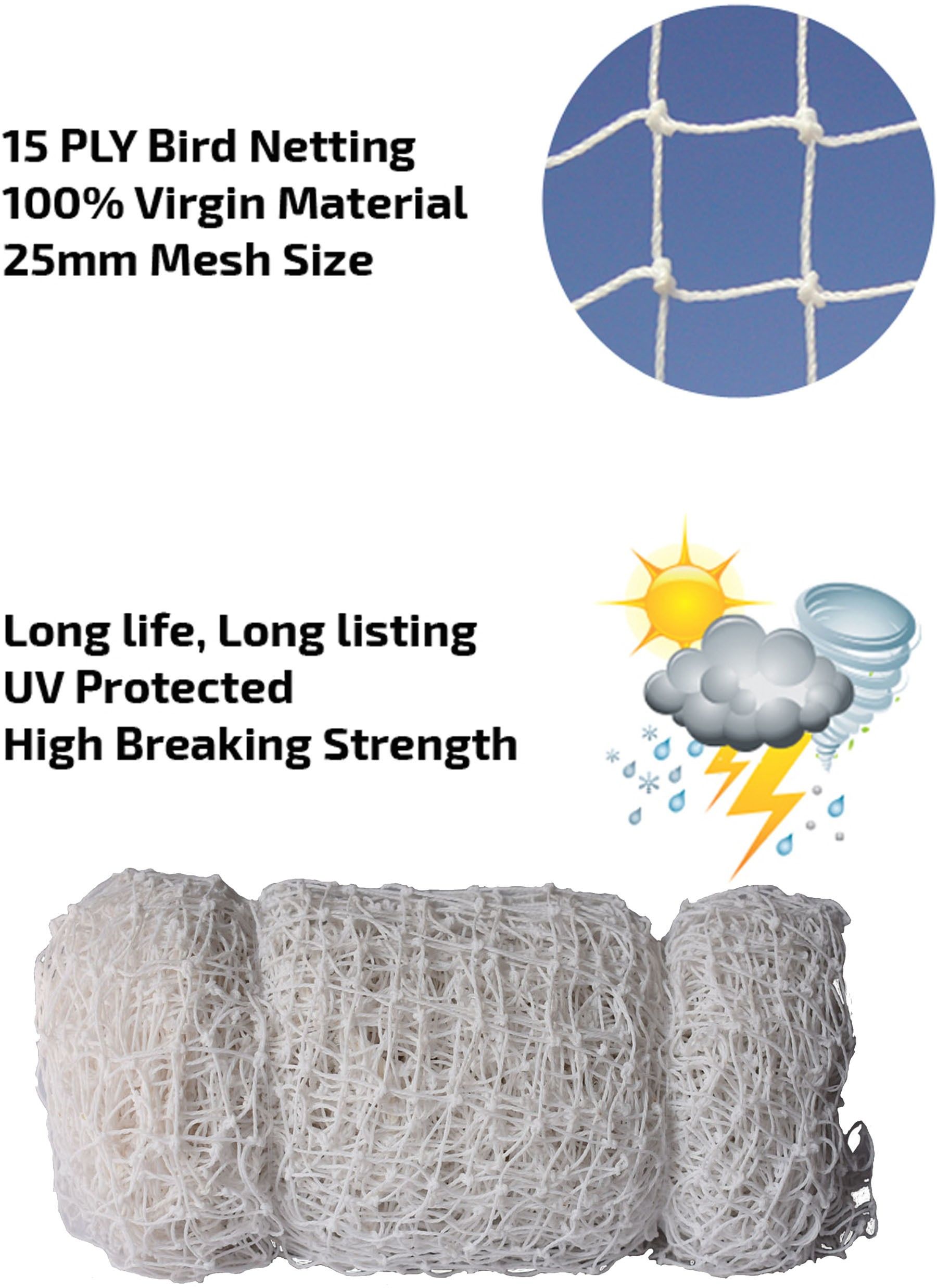 Pigeon Net Anti Bird Net for balcony Pigeon Net for balcony 8ft X12ft(96 sq.ft) Camping Net