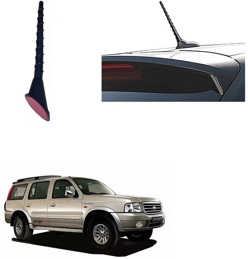 spreadx Stylish Car Roof Show Antenna Flexible Rod Adhesive tape for Ford Endeavour T-1 Whip Vehicle Antenna-picture-26