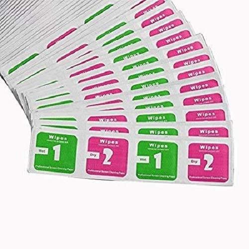 ME Traders 30 pcs Wipes Wet + Dry Cleaning Wipes Screen Dust Remover for Mobiles, Computers, Laptops